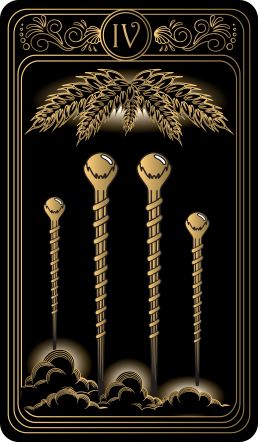 Four of Wands Tarot Card Yes or No Meaning