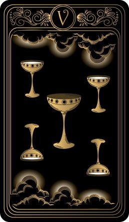 Five of Cups Tarot Card Meaning Love