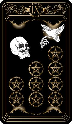 Nine of Pentacles Tarot Card Meaning Love